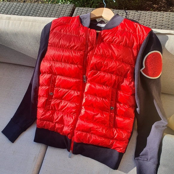 Moncler down bomber jacket, size small - Picture 5 of 9